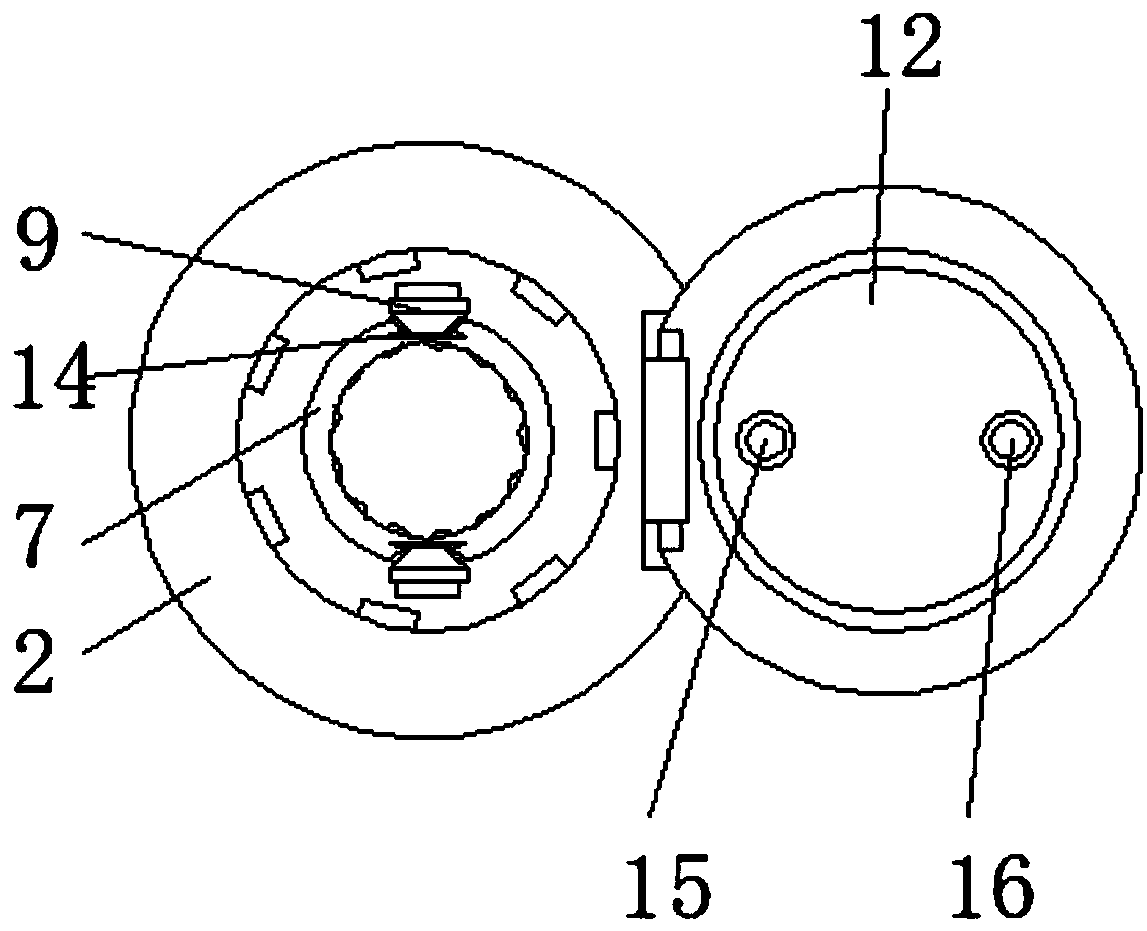 Follow-up type water cooling device for special steel casting