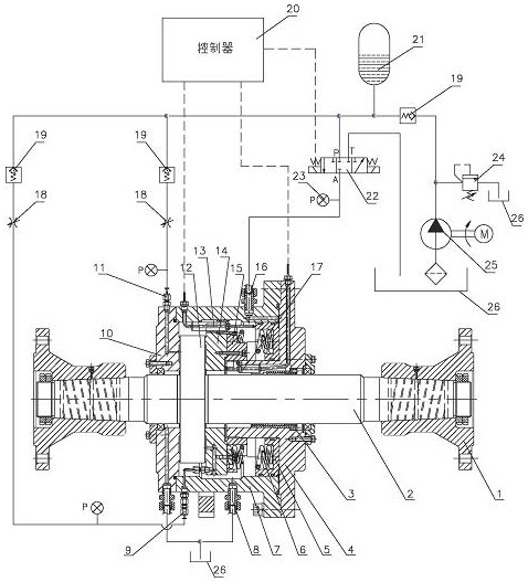 Automatic displacement compensation thrust bearing