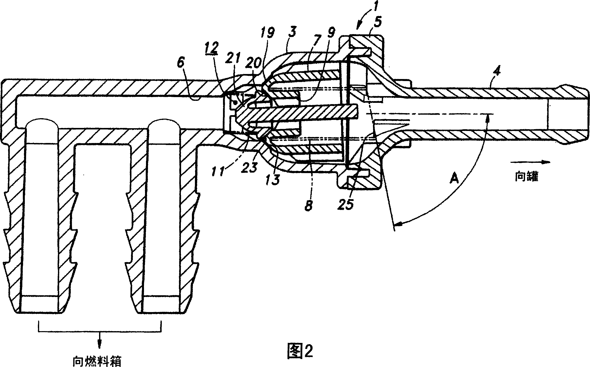 Pressure opening and closing valve