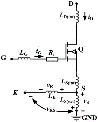 Current detection method based on parasitic inductance and application of current detection method