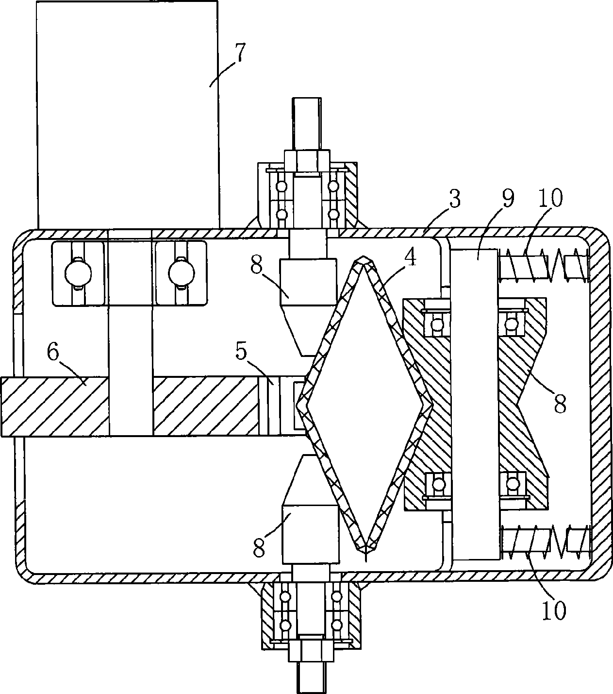 Rack type board plugging machine