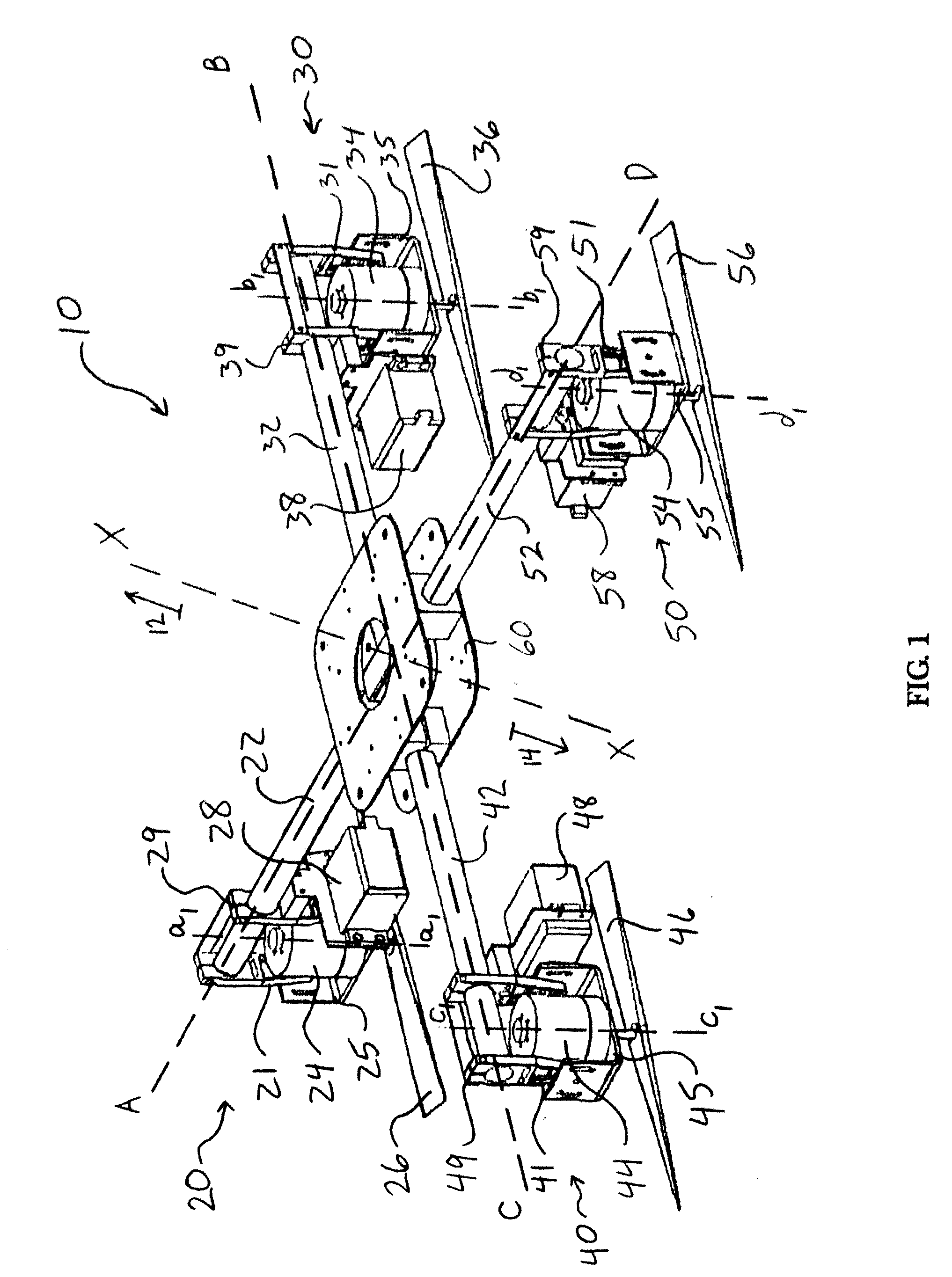 Quad tilt rotor vertical take off and landing (VTOL) unmanned aerial vehicle (UAV) with 45 degree rotors