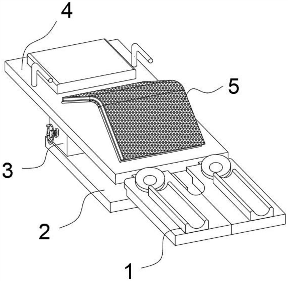 Adjustable clinical operating table for anorectal department