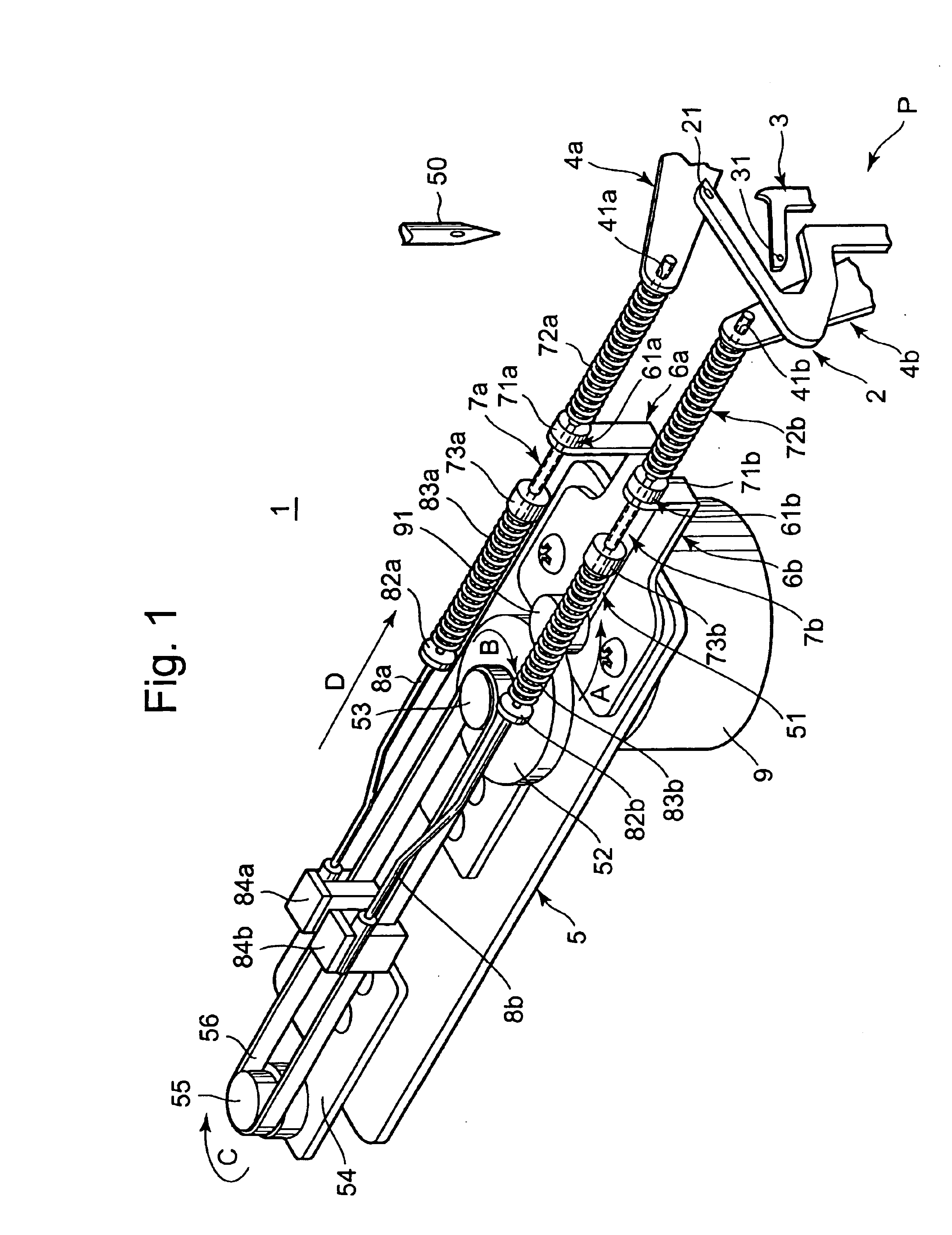 Looper threading apparatus for sewing machine