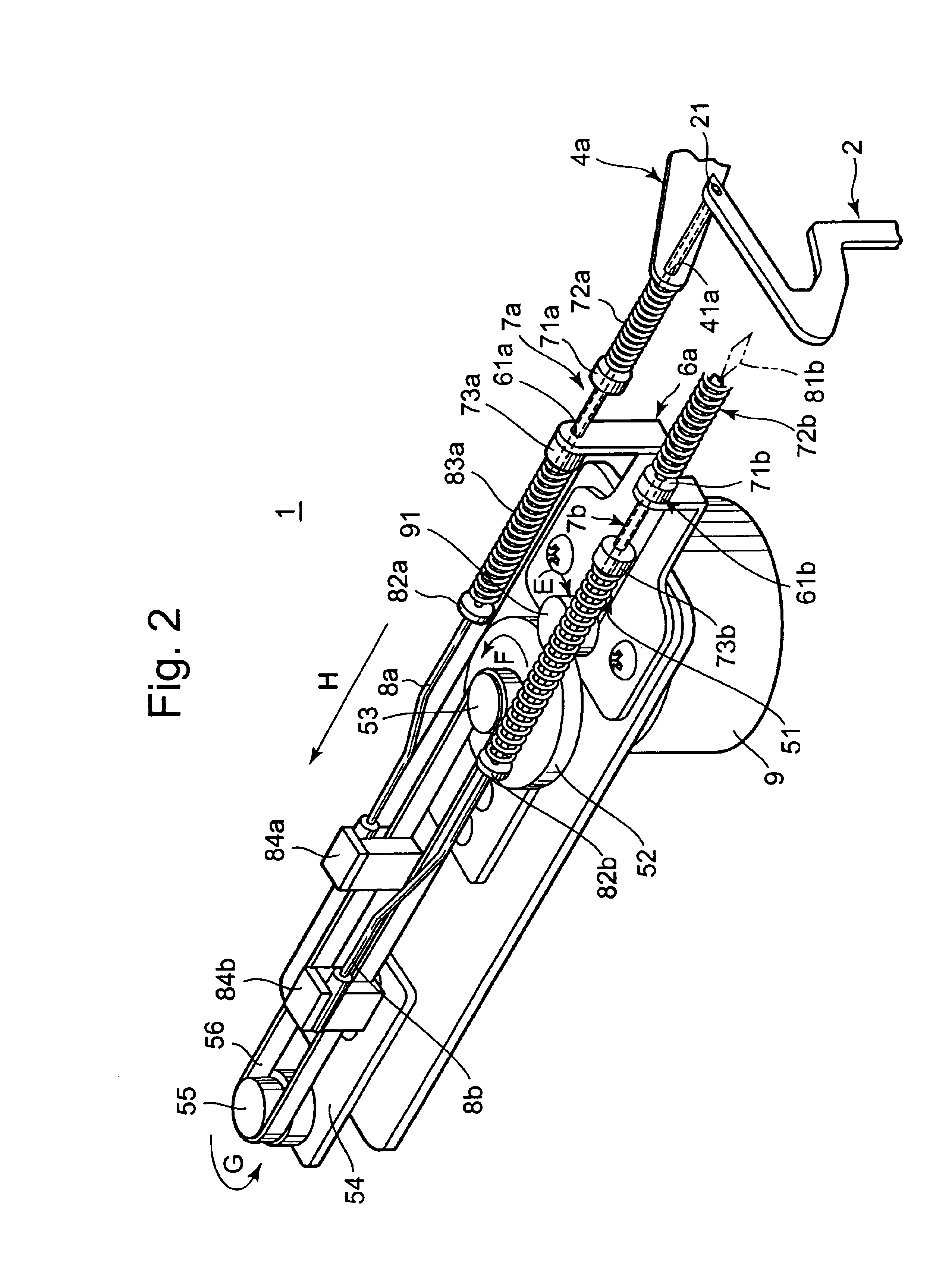 Looper threading apparatus for sewing machine