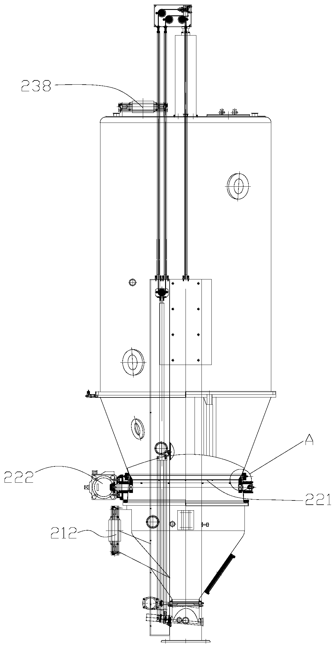 Easy-to-clean fluid bed granulator and cleaning method thereof