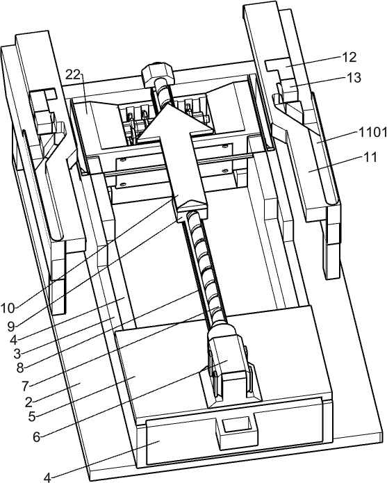 Adjustable trolley for intelligent manufacturing and production