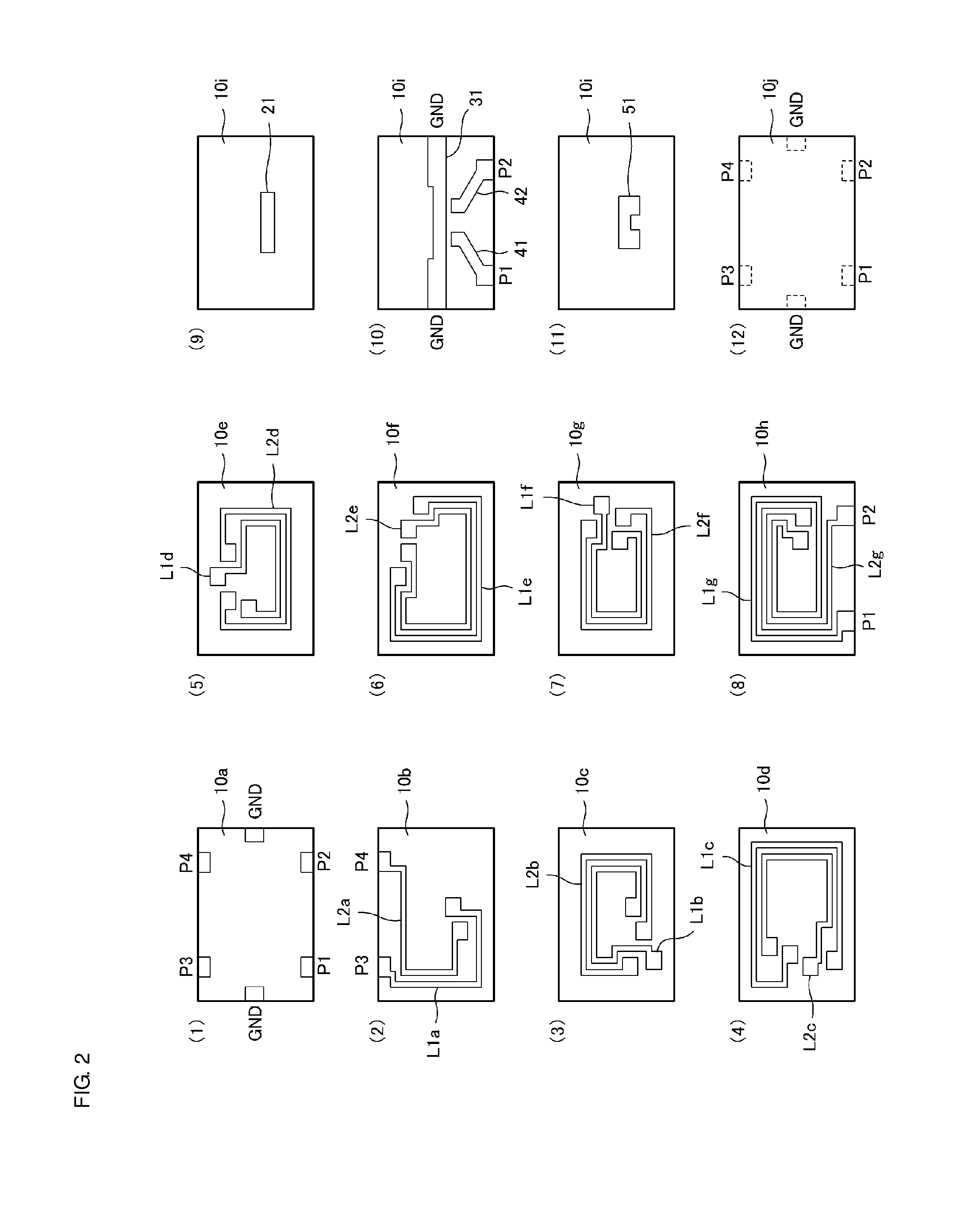 ESD protection device and common mode choke coil with built-in ESD protection device