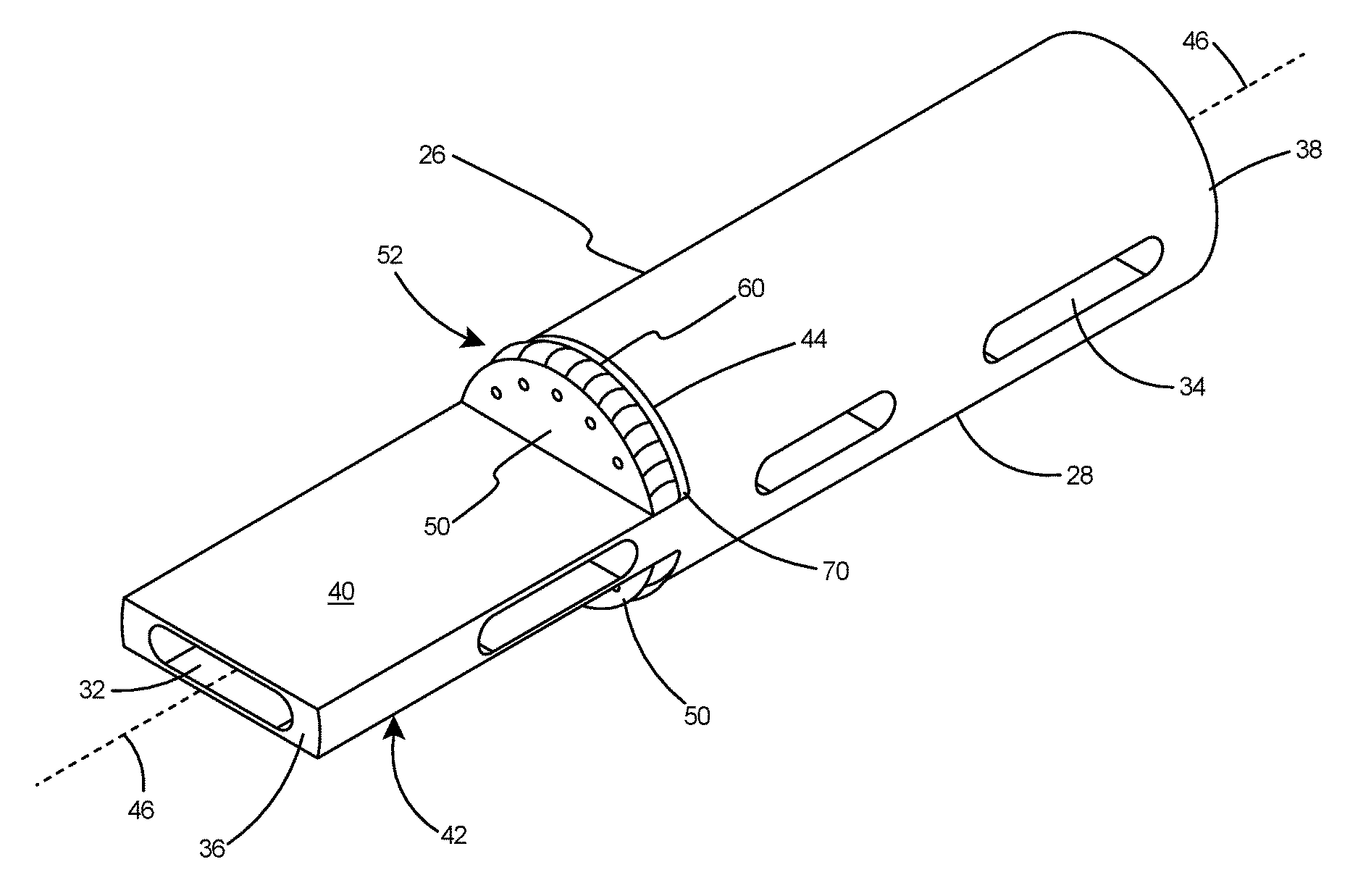 Absorber for wakefield interference management at the entrance of the wiggler of a free electron laser