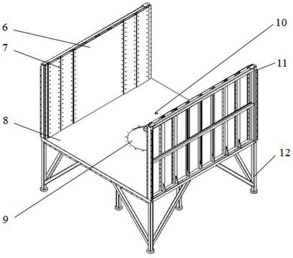 Multi-boundary test water tank for underwater vibration simulation