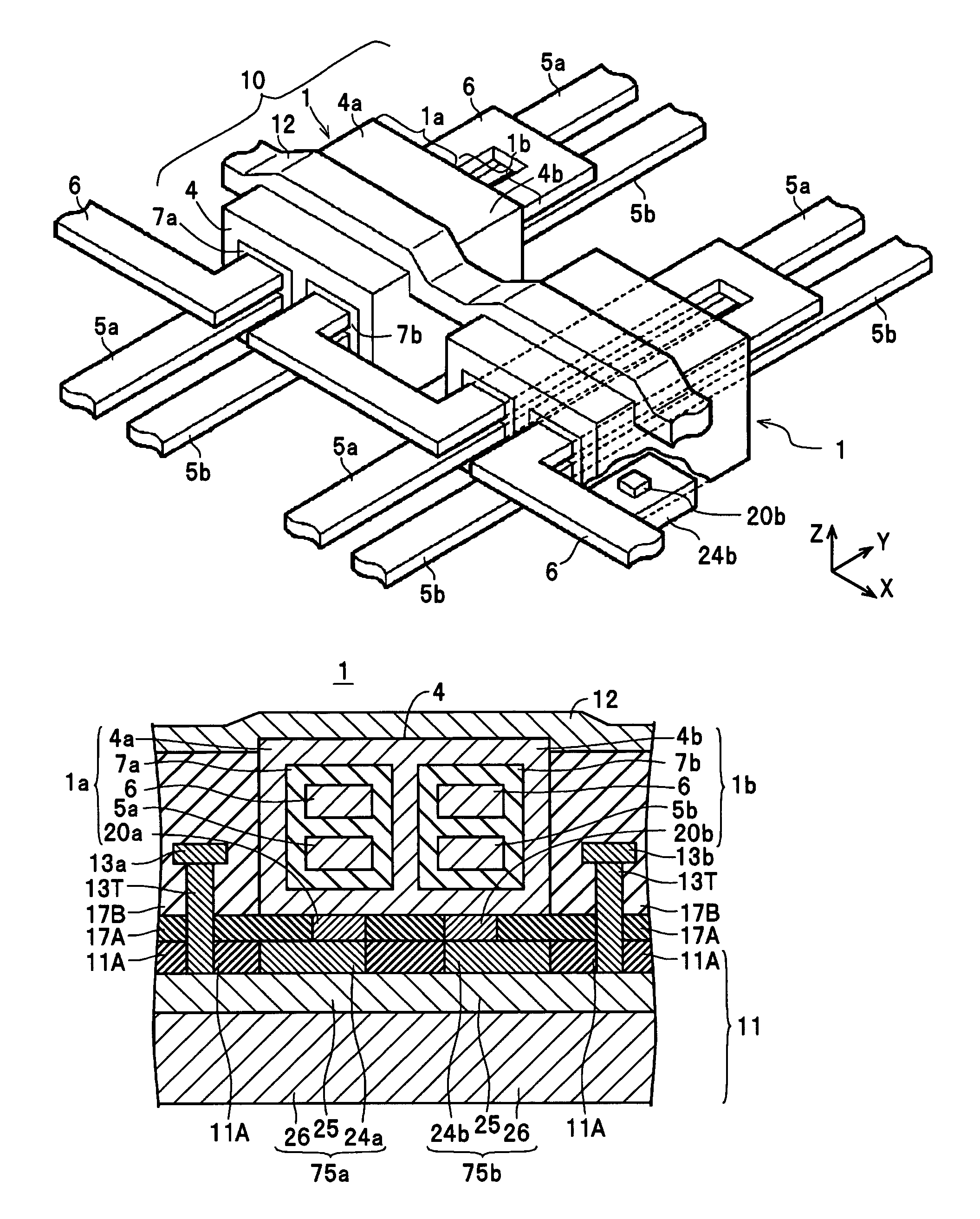 Magnetic storage cell and magnetic memory device