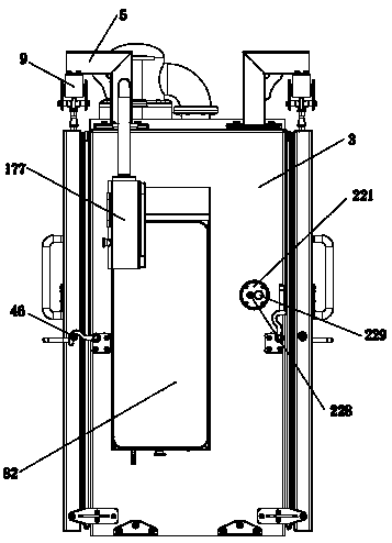 Vacuum cooling machine capable of solving food safety hygienic problems