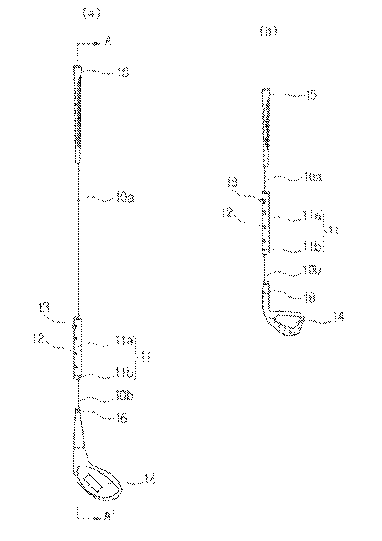 Training device for golf swing