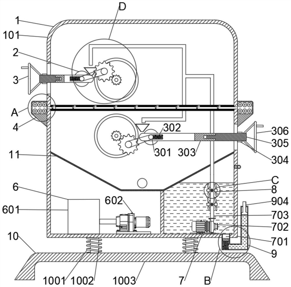 Processing platform for plywood gluing