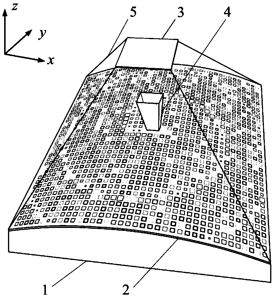 Metasurface-based convex conformal cassegrain vortex field antenna