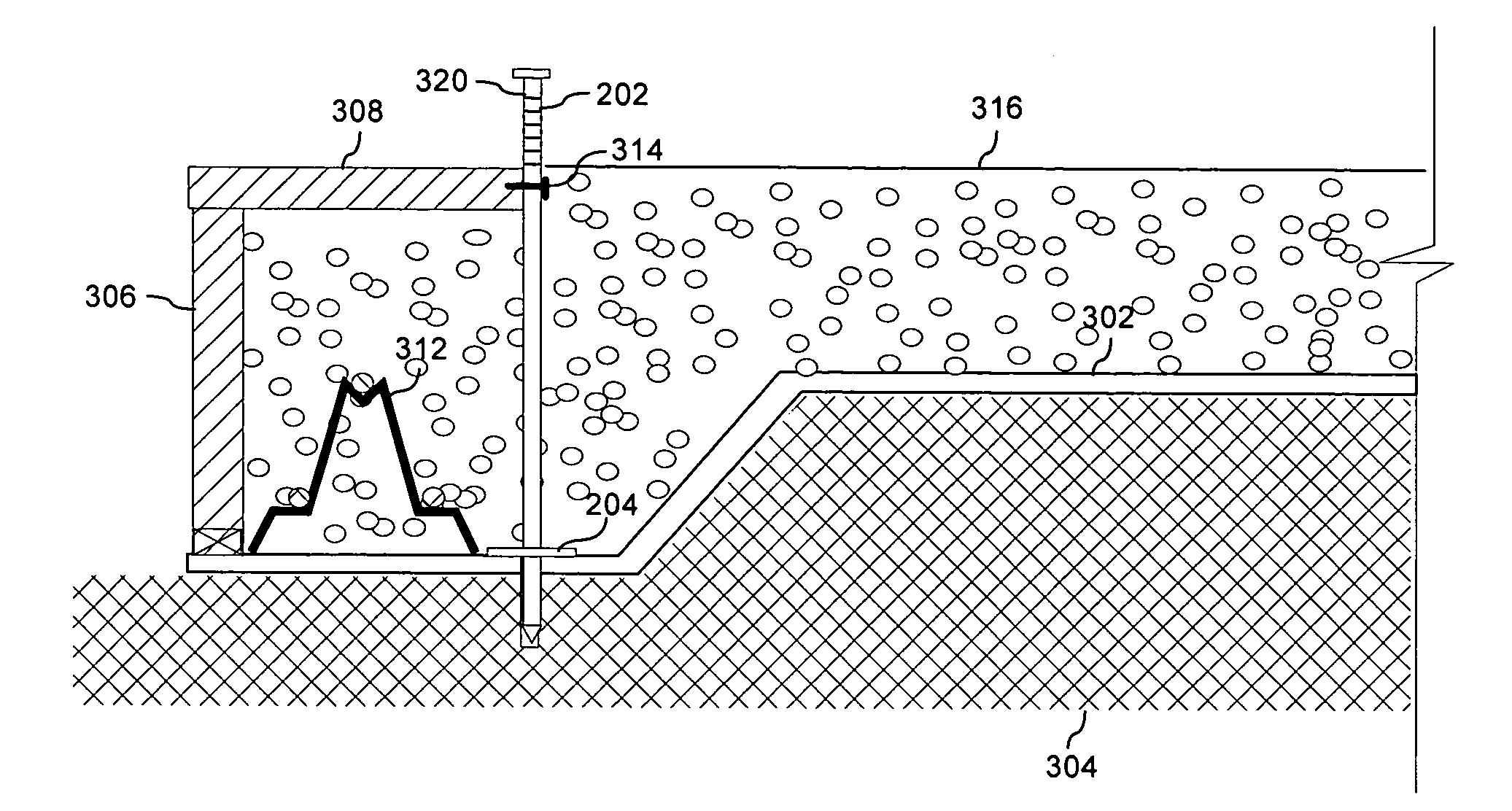 Break-away concrete form stake with self-sealing feature