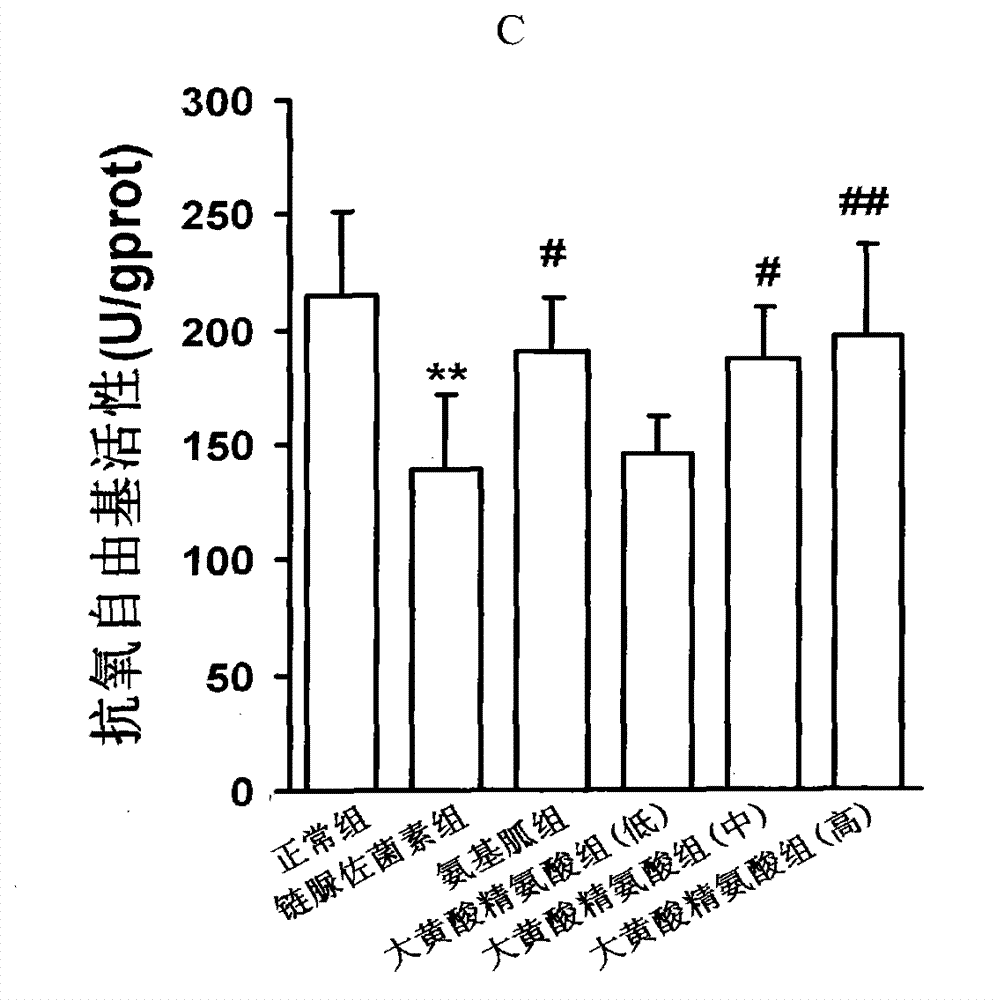 Application of complex of parietic acid or parietic acid compounds and arginine in preparation of medicines for treating vascular complications of diabetes