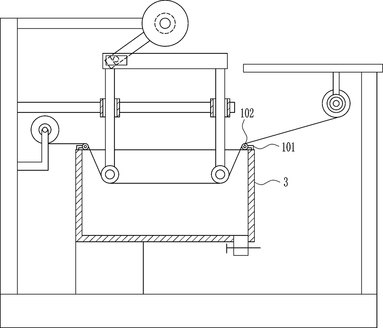 Textile knitting wool dyeing and drying equipment