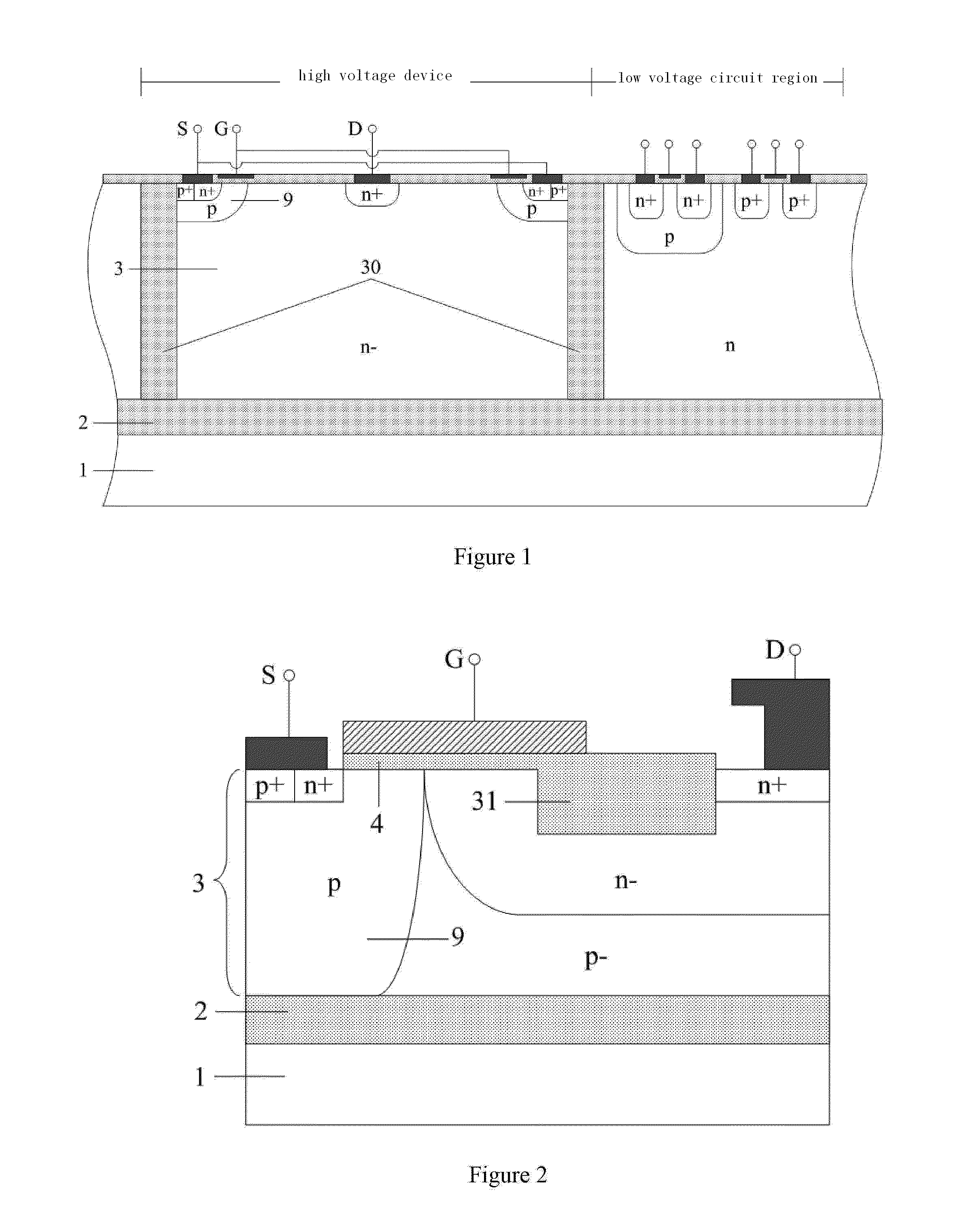 Soi lateral mosfet devices