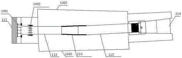 Novel shape deep hole with outlet water flow lateral diffusion reduction function