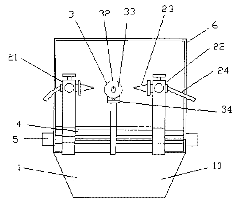 Electrostatic spinning method for preparing interlayer nano-fabric and device thereof