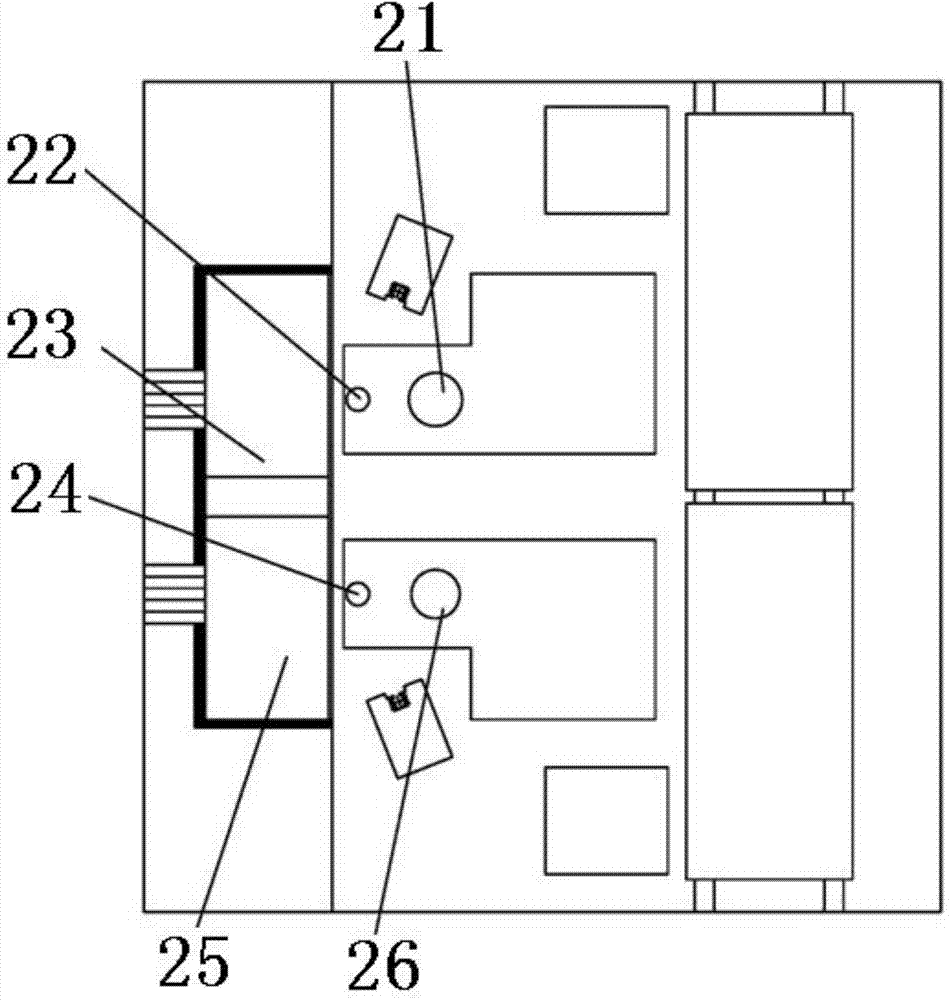 Well drilling device for double-wellhead operation