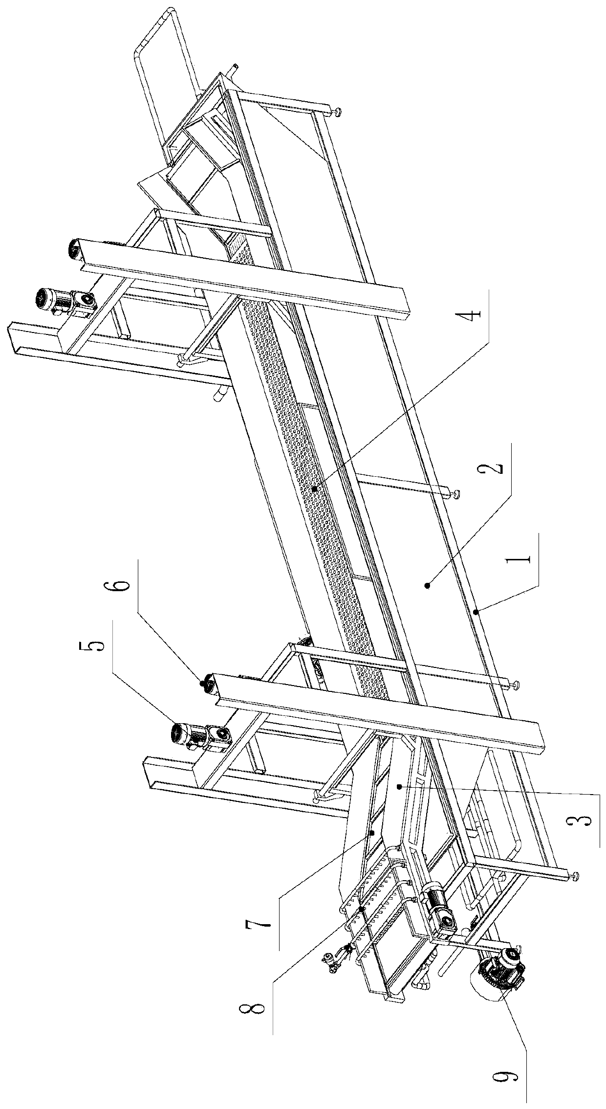 Automatic marinating production line and marinating method