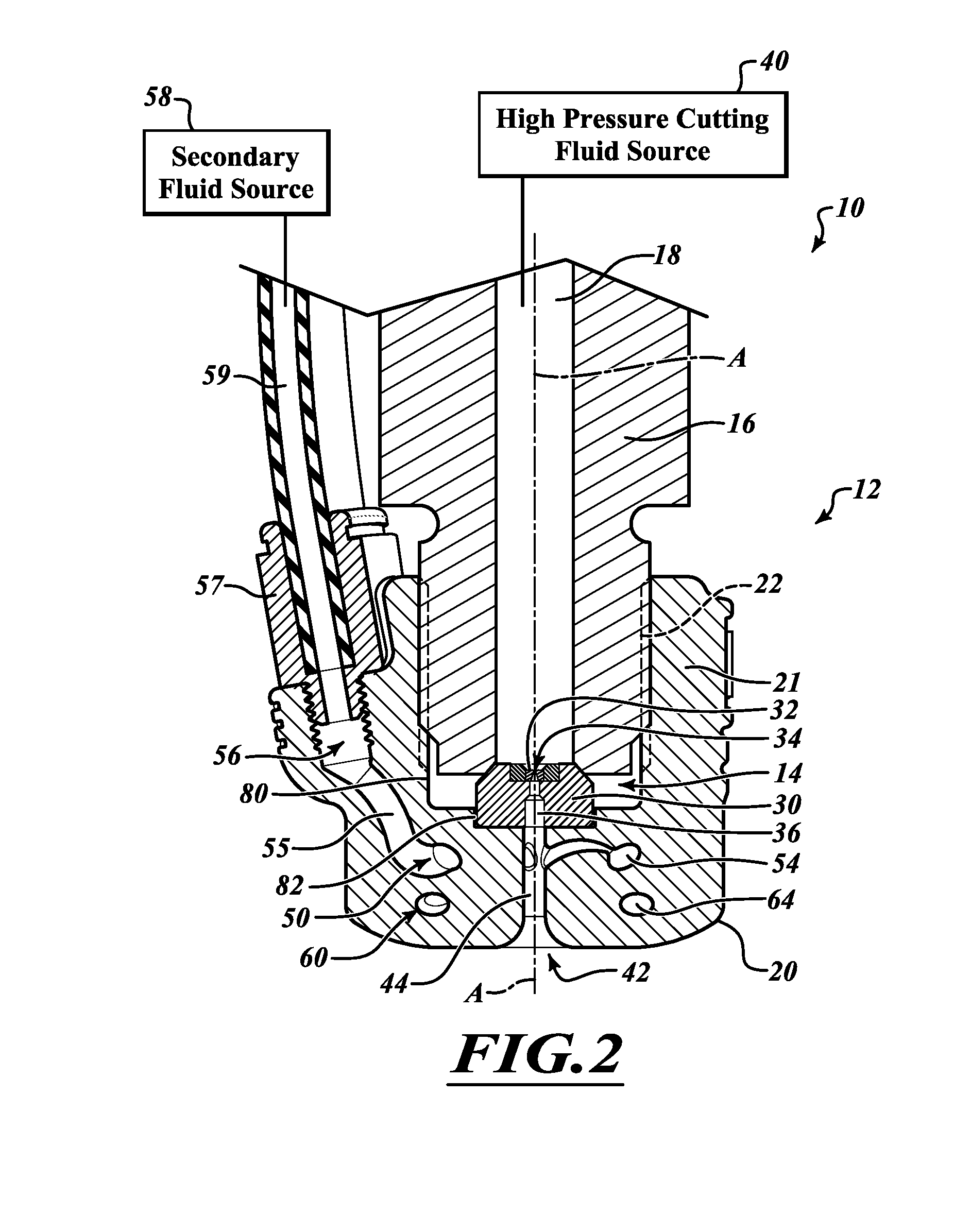 High-pressure waterjet cutting head systems, components and related methods