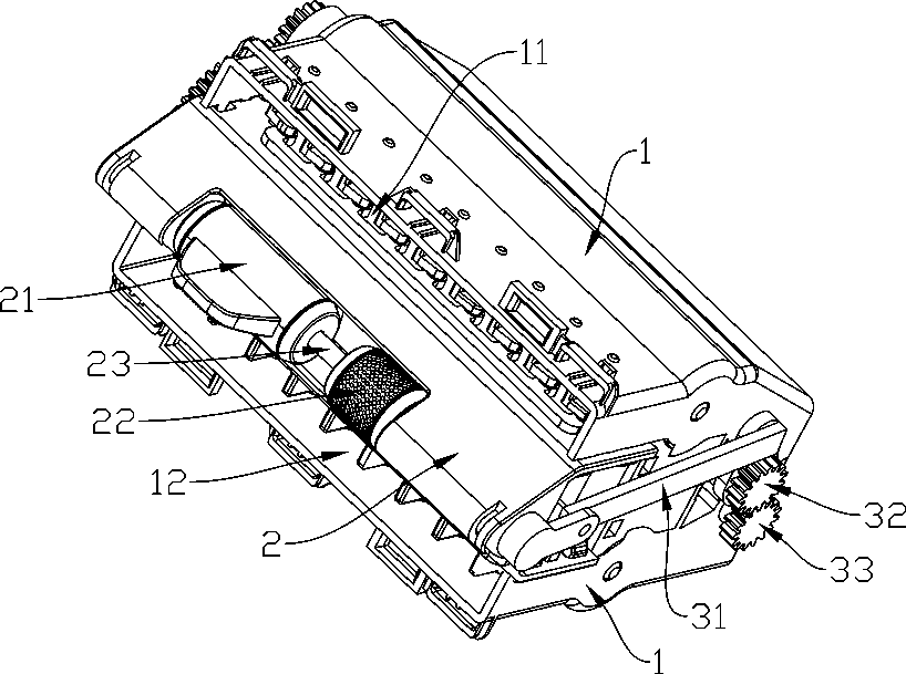 Manually concealed air outlet mechanism