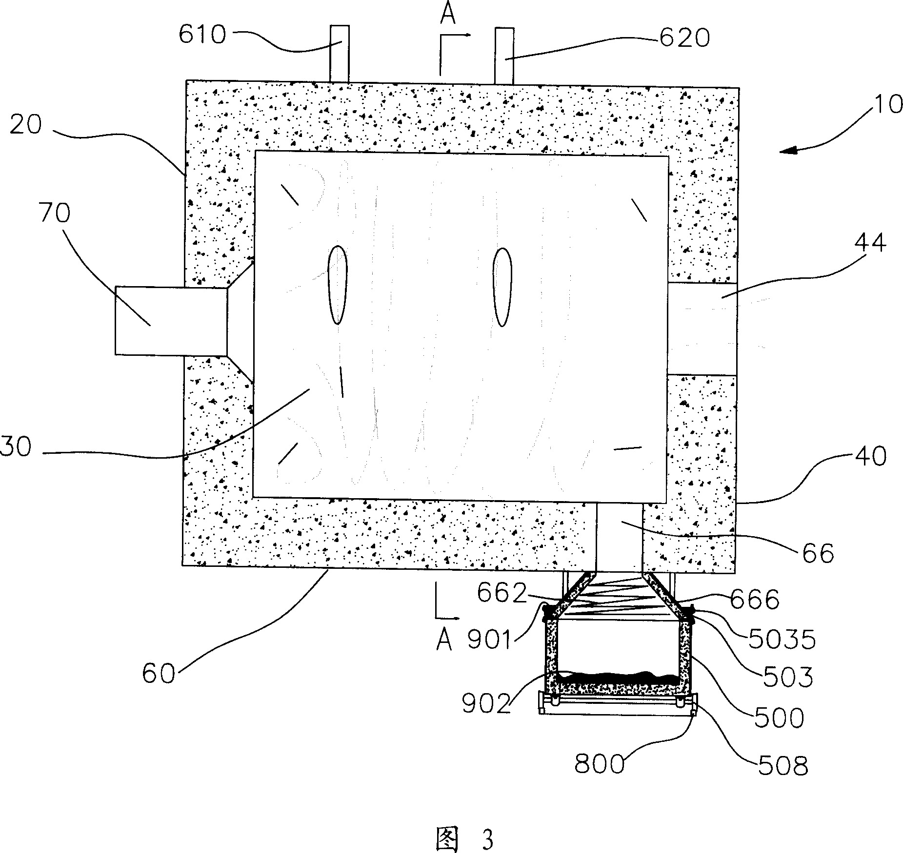 Industrial boiler using emulsifying coke mortar burning device