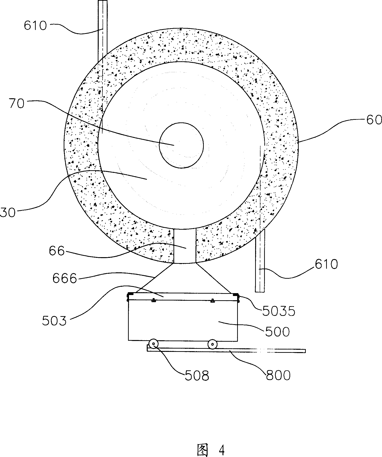 Industrial boiler using emulsifying coke mortar burning device