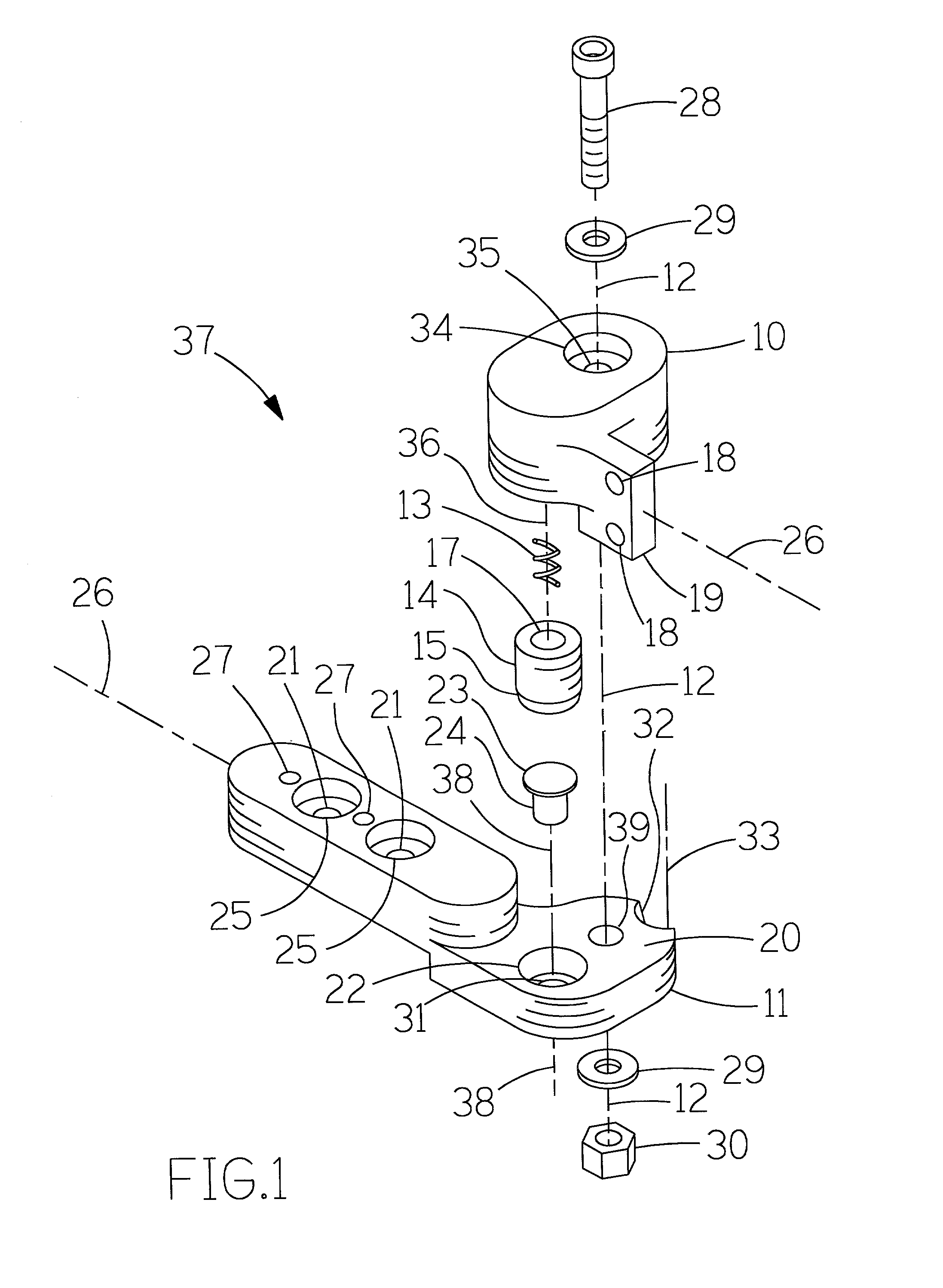 Locking hinge