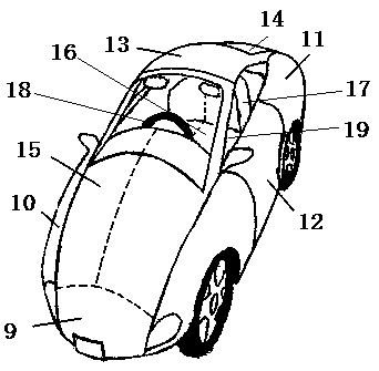 Retractable electric vehicle and retractable vehicle suspension damping system