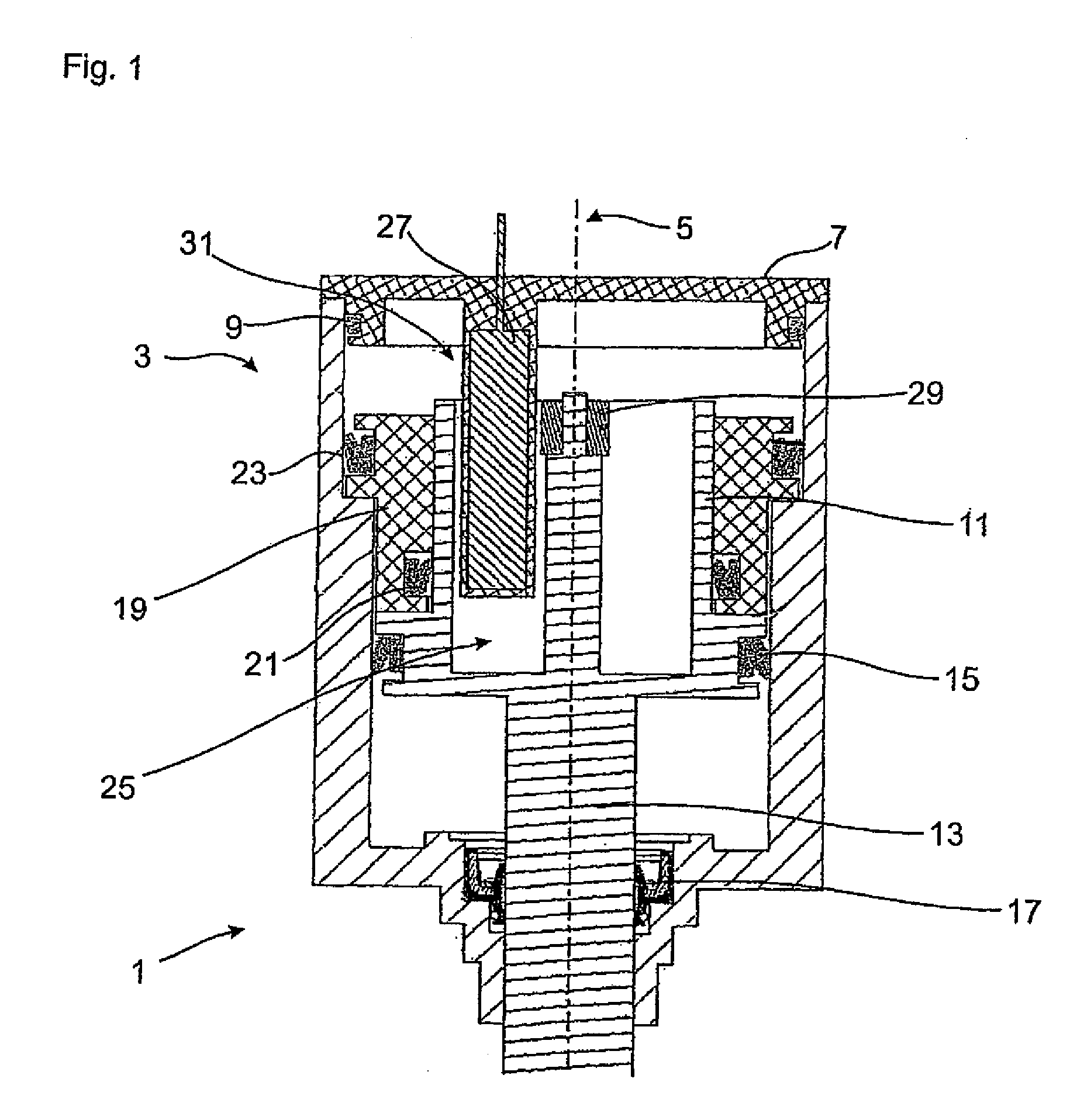 Piston-cylinder assembly having integrated measuring device