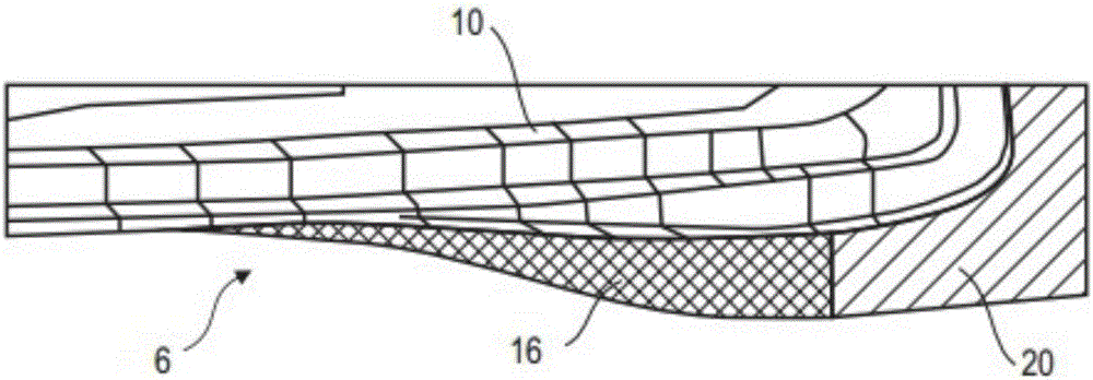 Blank holder of stamping tool for motor vehicle body lining