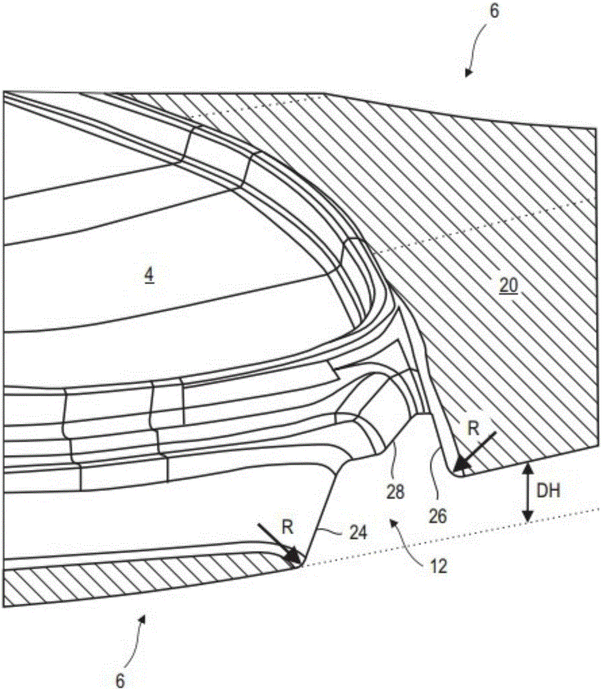 Blank holder of stamping tool for motor vehicle body lining