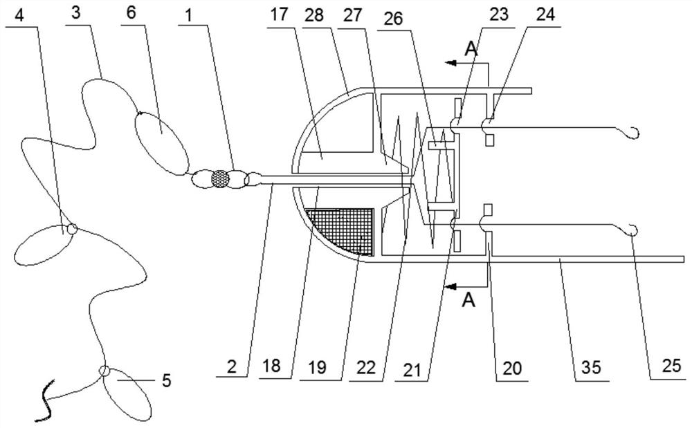 Anti-hanging bottom fishing tackle