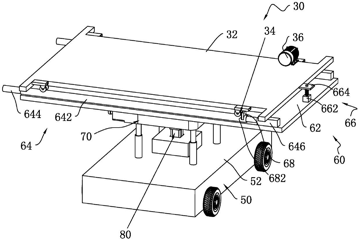 Rapid bed-moving system for large-area butterfly orchid seedlings