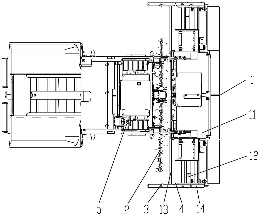 Paver with double material level sensors, and material level height control method