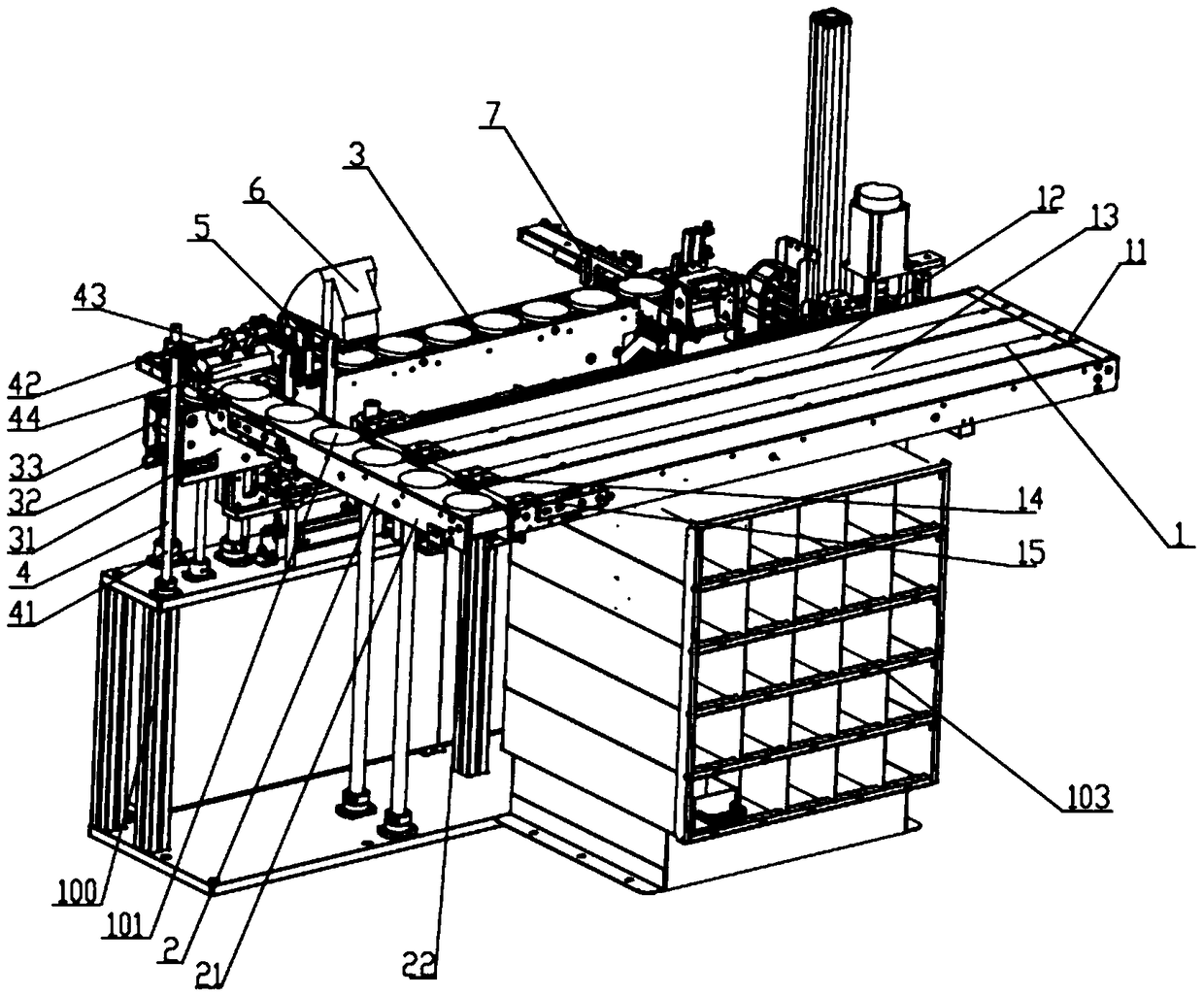 Full-automatic lens sorting and packaging machine