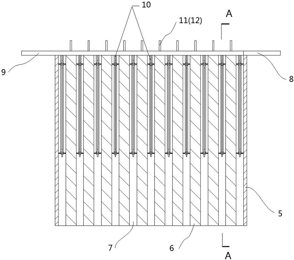 System and method for partitioned heat management based on lithium ion battery pack