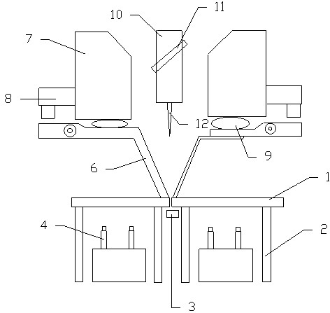 Laser butt welding device for automobile parts