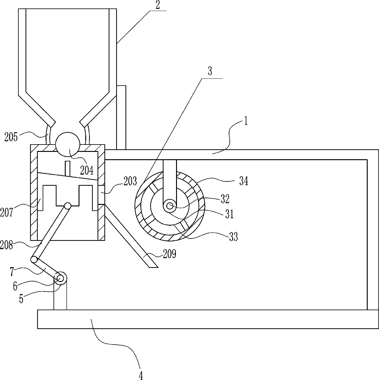 A rotary magnetic separation equipment for building material quartz sand