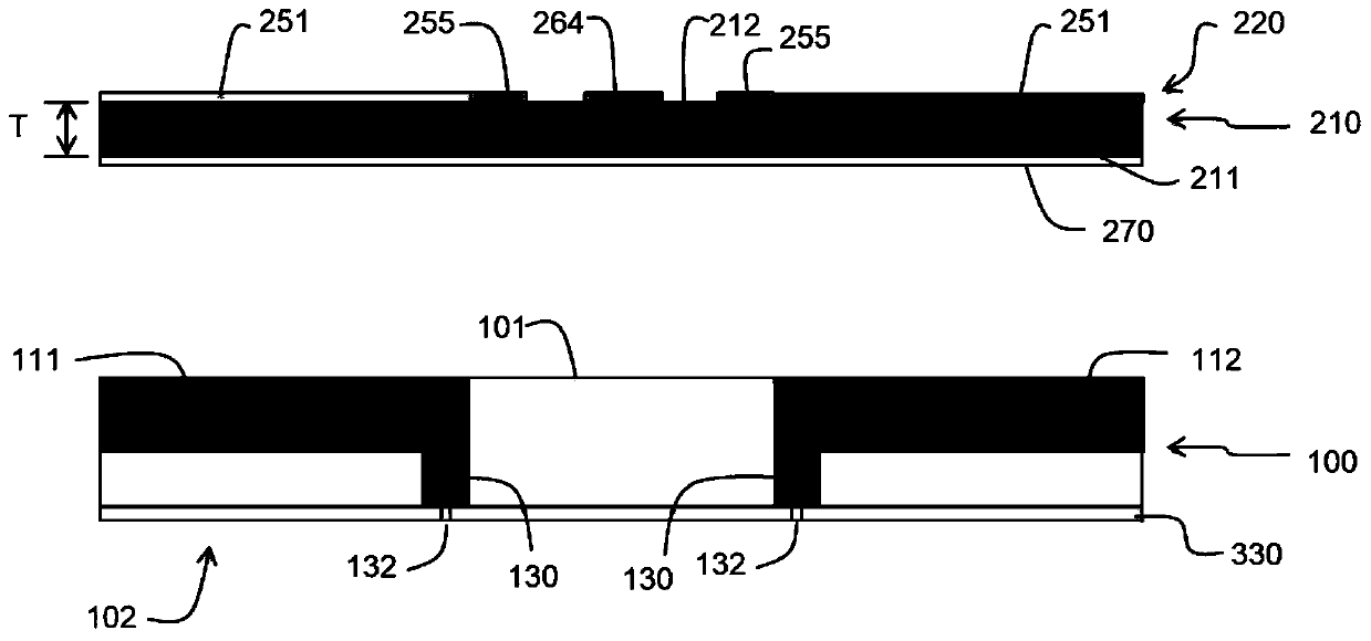 Piezoelectric ink-jet printing device with outer surface electrode layer