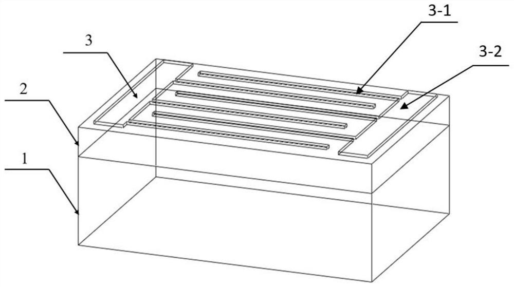 Gas sensor made of graphene-tungsten disulfide composite material and preparation method of gas sensor