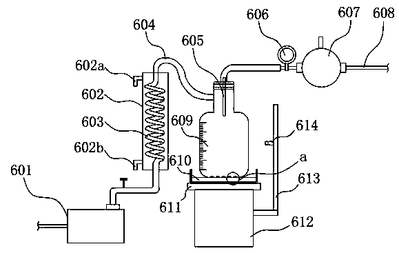 High-efficiency collecting device for petrochemical pollutants discharged into sea