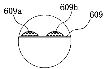 High-efficiency collecting device for petrochemical pollutants discharged into sea