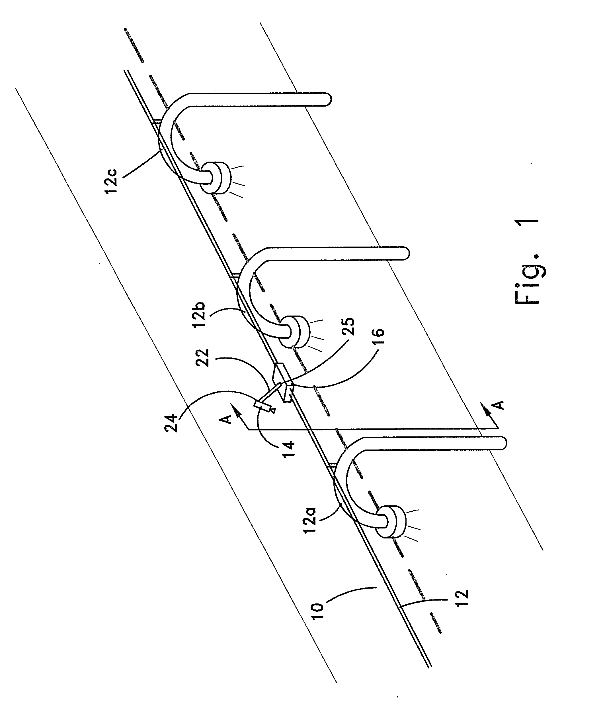 Surveillance System and Method for Detecting Forbidden Movement along a Predetermined Path