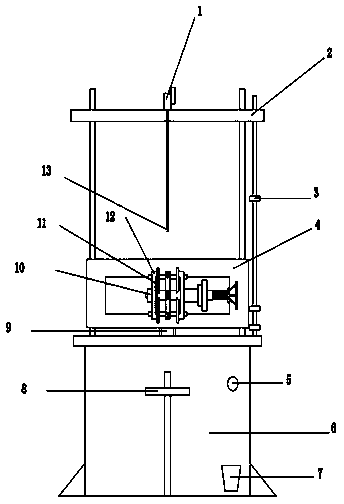 Preparation method of non-symmetrical inner wall separation membrane