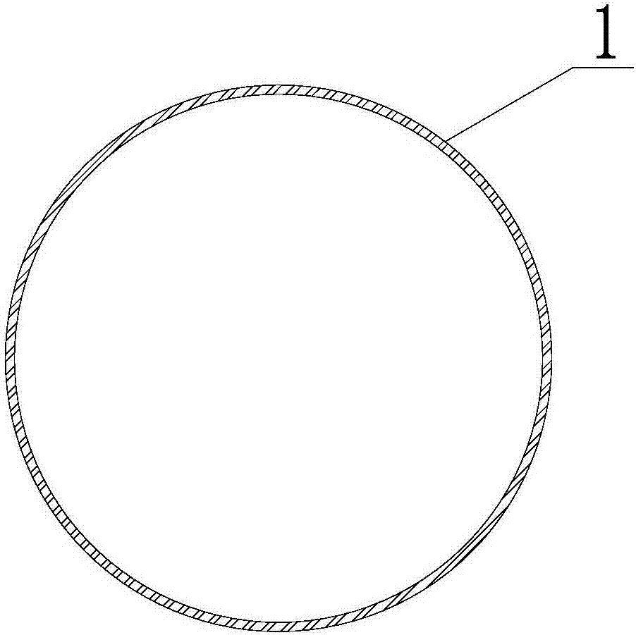 Concrete-filled hollow steel tube supporting structure suitable for subway deep foundation pit